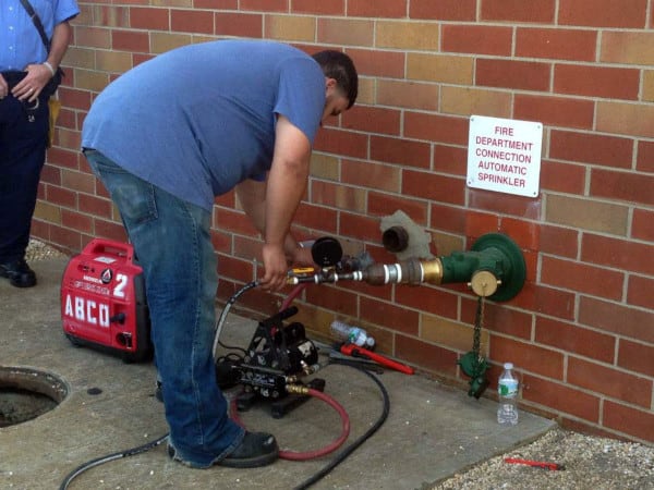 Performing a Hydrostatic Test