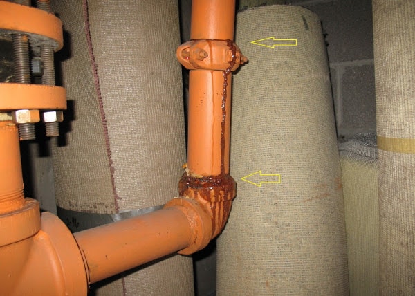 Sprinkler Pipe Corrosion