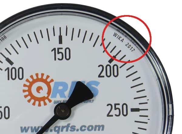 Find Sprinkler Gauge Date