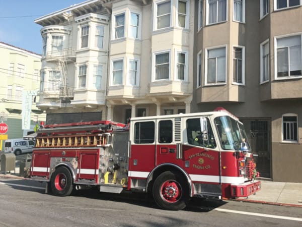 San Francisco fire truck