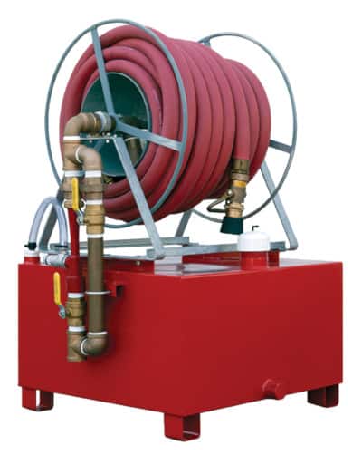 A foam hose station