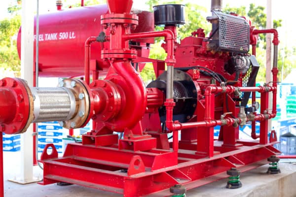 Diesel fire pump