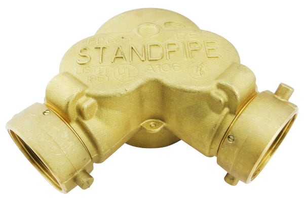 A siamese FDC for a standpipe system