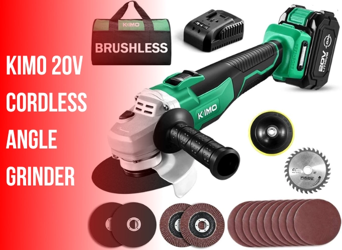 KIMO 20V Cordless Angle Grinder