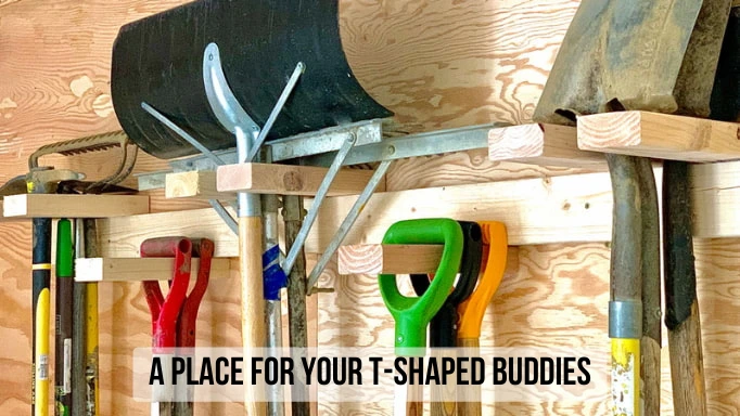 t-shaped tools organizer